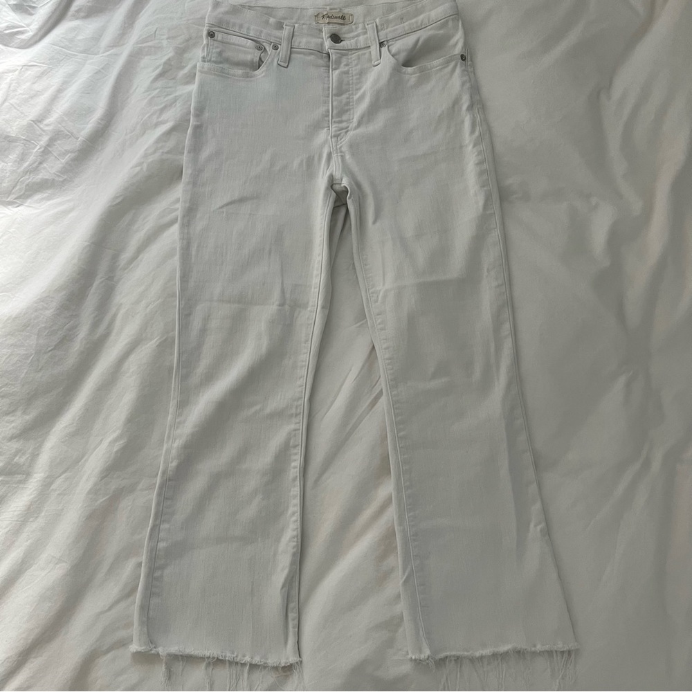 Madewell Cali Demi-Boot Jeans with Raw Hem